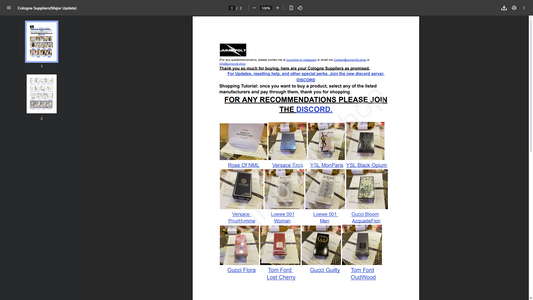 Luxury Fragrance Suppliers